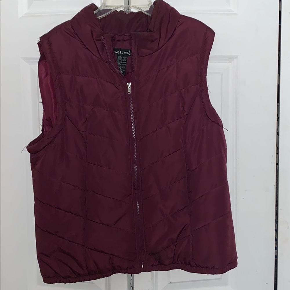 Wet Seal Woman’s Maroon Vest
